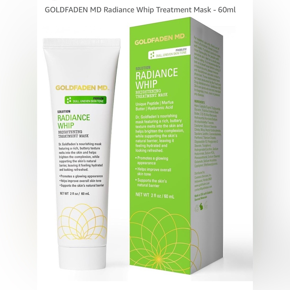 GOLDFADEN MD. Radiance Whip Brightening Treatment Mask NIB